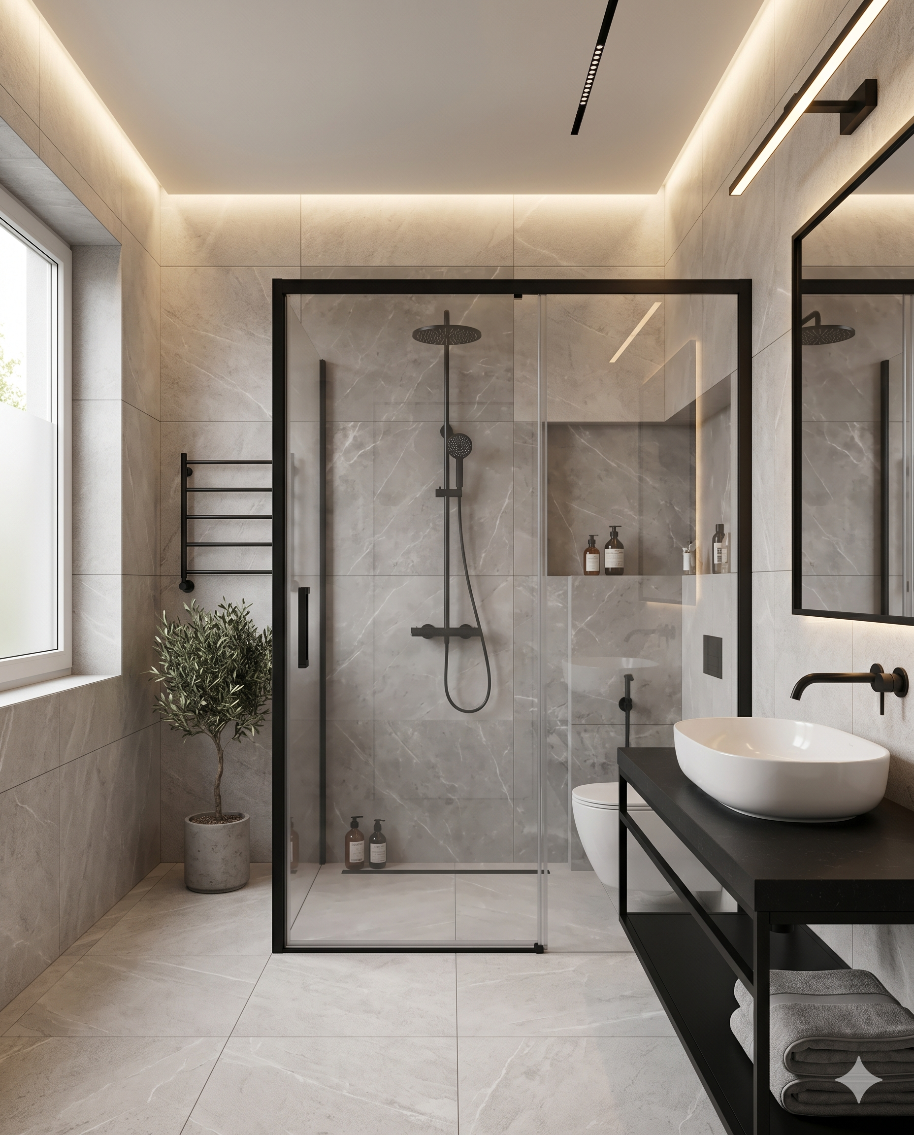 Render box banheiro moderno